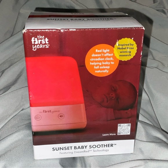 The 1st Years Baby Soother White Noise Red Technology Night Light New SEALED BOX - Picture 2 of 16